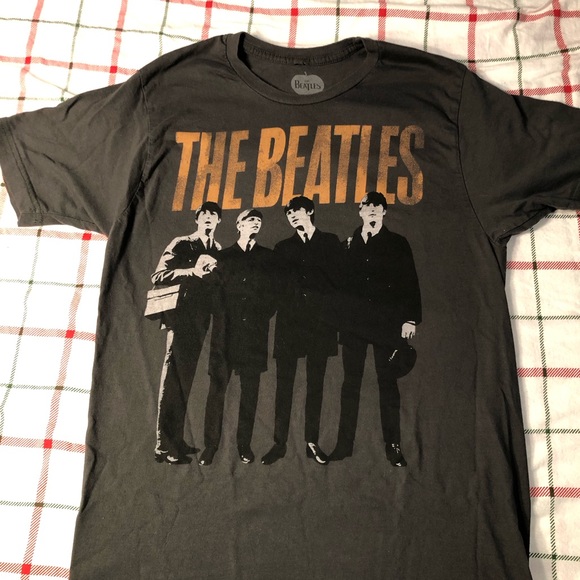 Vtg The Beatles T-shirt Large Cotton - Picture 1 of 4